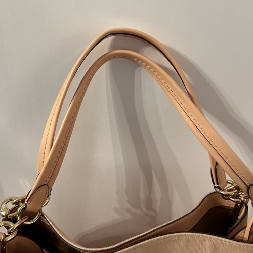 New Coach Horse and Carriage Jacquard Dalton 31 Shoulder Bag faded blush - Picture 3 of 24