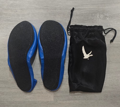 Grey Goose Vodka Marke faltbare tragbare Hausschuhe Schuhe klein 6,5 mit Etui NEU - Bild 3 von 5