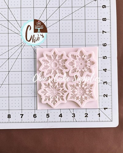 Molde de silicona para copos de nieve, 2" H cada uno - Imagen 5 de 5