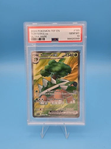TORTERRA ex ULTRA RARE #185 PSA 10 GEM MINT TEMPORAL FORCES