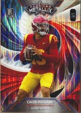 Caleb Williams 2023 Wild Card American Metallix Rookie 1/1 Pulsar Bears. rookie card picture
