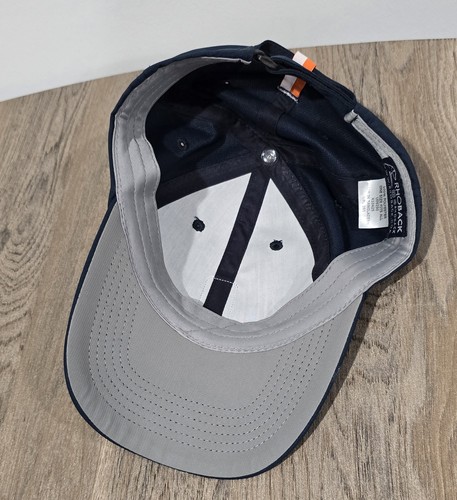 Rhoback Strapback Navy Blue Lightweight Golf Performance Athleisure Hat Cap Dog - Picture 4 of 5