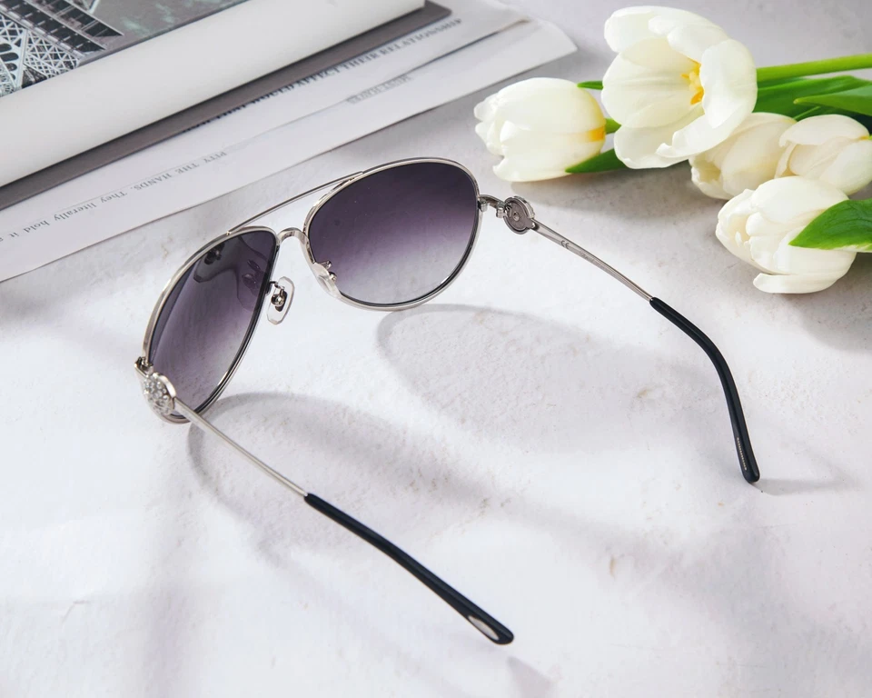 Chopard Pilotenbrille mit Kristall - SCH B33S 0377 - Bild 4 von 4