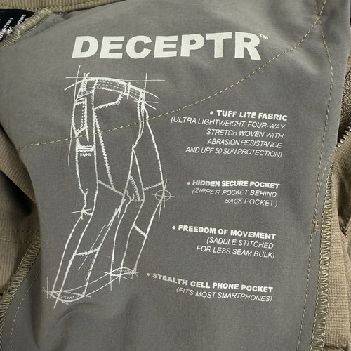 Kuhl Pants Mens 31x32 Brown Deceptr Outdoor Hiking Workwear Stretch Gorpcore EUC - Picture 5 of 13
