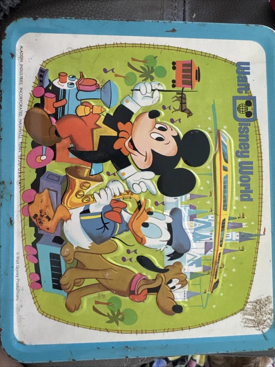 Walt Disney World Lunch Box In Collectible Metal Lunchboxes 1970