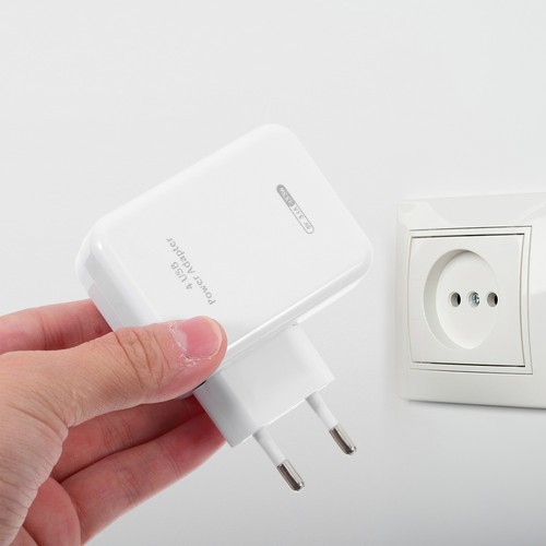 4-Port USB Charger 5V Travel Portable USB Charger for Mobile Phones and Tablets - 第 7/12 張圖片