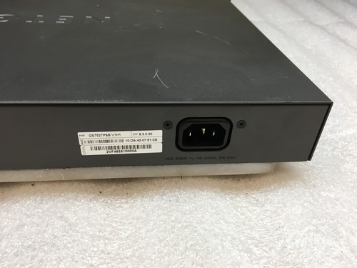 Netgear ProSafe GS752TPS 48-Port Gb Stackable Smart Switch w/PoE & 4 SFP Uplinks - Picture 5 of 7