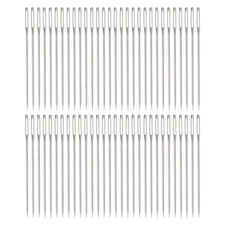 500pcs Large Eye Stitching Needles 2.2" Sewing Needles Leather Needle