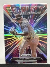 Manny Machado 2022 Panini Prizm Baseball Fearless Insert #FL-18 San Diego Padres