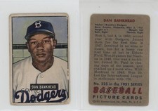 1951 Bowman Dan Bankhead #225 Rookie RC