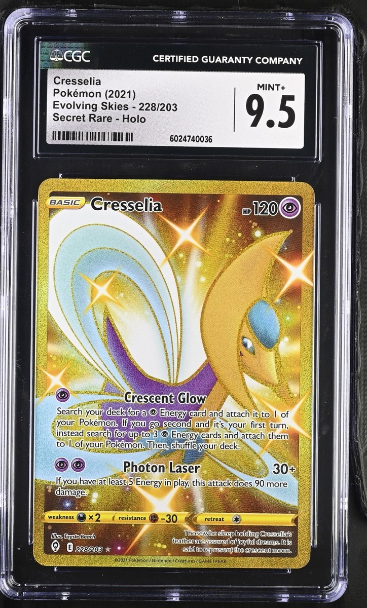 Cresselia (Secret) 228/203 SWSH07: Evolving Skies Holo for