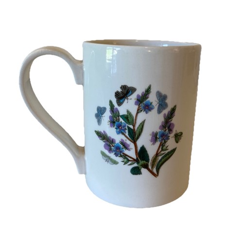 PORTMEIRION Botanic Garden Mug Veronica Chamaedrys Speedwell Tea Collectible - Picture 3 of 8