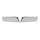 Rear LH RH Chrome Bumper Face Bar End Caps Fit For Ford F150 2015-2019 2020