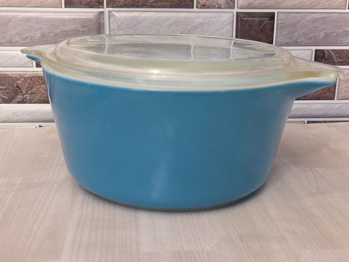 Pyrex 474-B 1,5 Quart Auflaufform mit Deckel 474-C | Blau mit Klarsichtdeckel Lesen - Bild 19 von 23