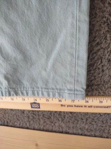 Levi's Jeans Herren 34x30 (passt 36x30) 501 blau/türkis Knopfleiste gerade - Bild 6 von 10