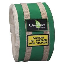 UNITHERM UVST 6808 20" x 68" L Fiberglass Cloth Insulated Pipe Jacket 1" Wall