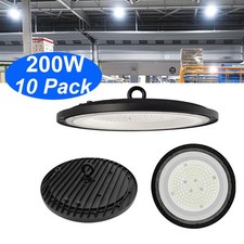 200W UFO Led High Bay Light Gym Warehouse Industrial Commercial Light 6500K