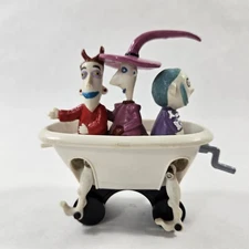 1993 Applause Disney Nightmare Before Christmas Lock Shock & Barrel Tub Figures