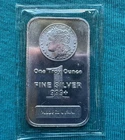 1 oz .999 FINE SILVER BAR Morgan Dollar Design from Highland Mint ~ Sealed