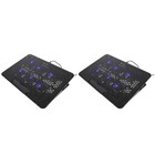  2pcs Laptop-Kühlkissen-Gaming-Laptop Luftkühler einstellbarer Laptop