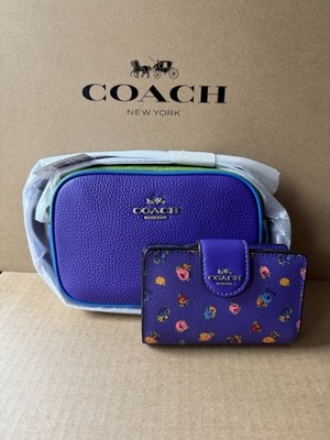 COACH Mini Jamie Camera Bag & Medium Wallet In Leather Sport