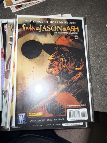 🔥Freddy vs Jason vs Ash Nightmare Warriors #6 2010 Dynamite Wildstorm primera impresión - Imagen 1 de 4