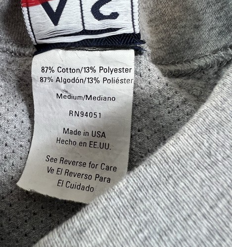 AS Sports Vintage Nebraska Huskers Grey T Shirt Cotton Mesh Size Medium - Picture 6 of 6