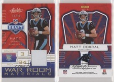 2022 Panini Absolute War Room Materials Gold /49 Matt Corral #2 Rookie RC