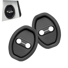 2 PCS Car Door Latch Lock Cover, Silicone Car Door Latch Covers, Self