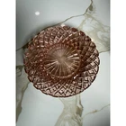 Vtg Anchor Hocking Waterford Waffle Pattern 2 Bread And Butter Plates 6”