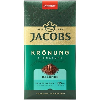 JACOBS Krönung Balance Kaffee, gemahlen, 500,0 g
