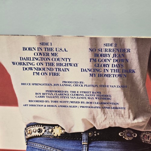 Bruce Springsteen Born In The U.S.A. 1984 LP CBS 86304 Pop Rock Vinyl - Picture 4 of 10
