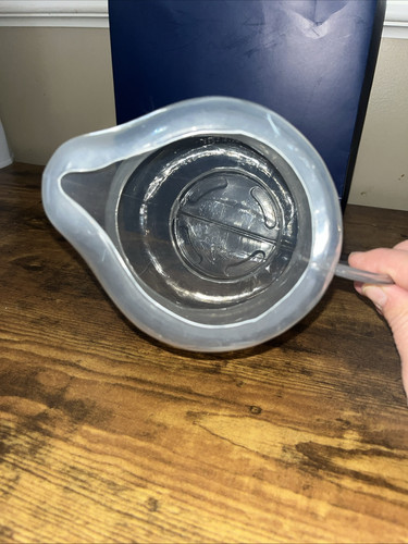 Vintage 1999 Plastic Limited Edition clear smiling kool-aid man 2qt pitcher - Picture 5 of 8
