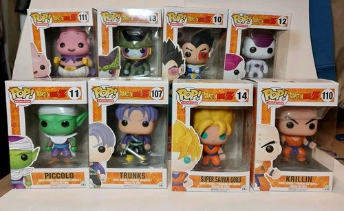 Dragon Ball Z Funko Pop Lot 8