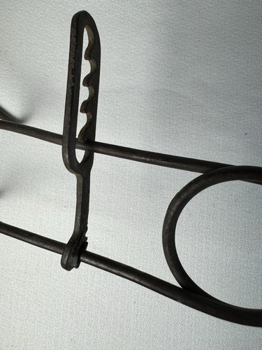 Antique Adjustable Iron Pie Lifter Stove Oven Pan Pusher Puller Kitchen Tool - Picture 3 of 4