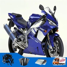 Blue White Injection Fairing Plastic Kit Fit for Yamaha YZF R1 2000-2001 a023