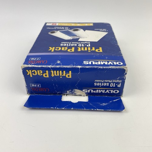 Olympus Camedia Print Pack P-10 Series P-P40 40 Prints 4" x 6" New Worn Box - Afbeelding 14 van 15