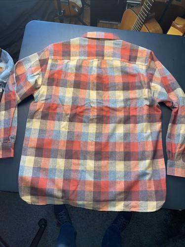 L.L. Bean NEU Etikett Sämisch Tuch Flanellhemd Herren Large bunt Trad Fit - Bild 10 von 14
