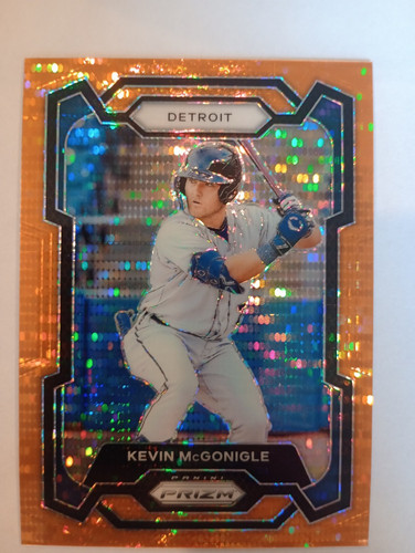 2024 Panini Prizm Baseball Kevin McGonigle - Orange PULSAR PRIZM /399 Tigers - Bild 1 von 2