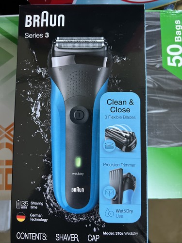 Braun Series 3 BRA310 kabelloser wiederaufladbarer Herren-Elektrorasierer - Bild 1 von 2