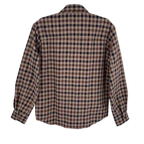 AYR Herren The Dive Langarm Button Down Hemd Jacke Shacket Woody kariert XS - Bild 5 von 10