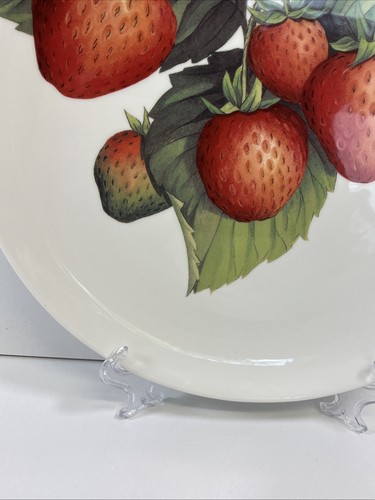 Portmeirion Eden Fruits Large Dinner Plate Strawberries 28cm Diameter - Picture 7 of 14