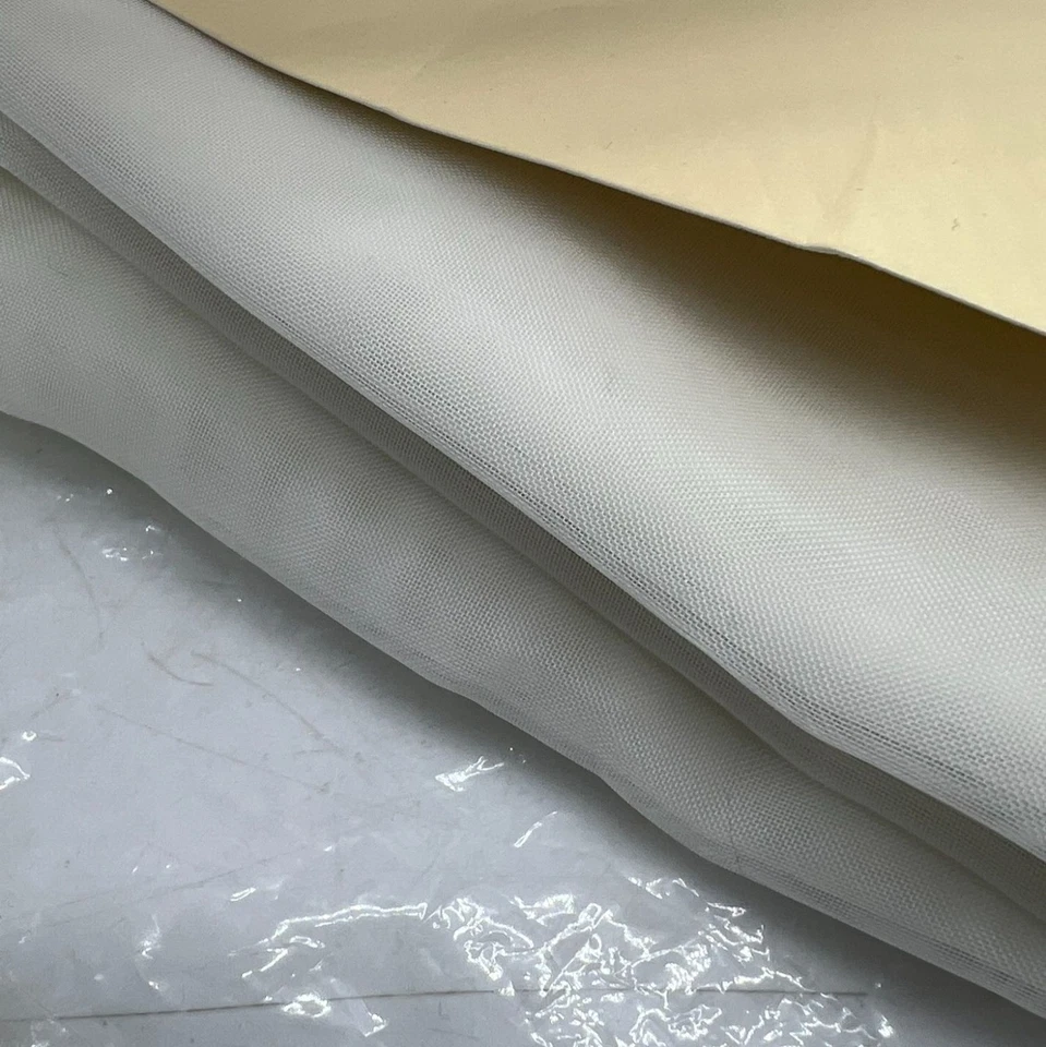 Classic Traditions Lisette Window Scarf Cream Beige 252in X 60in Lightweight - Image 4 of 4