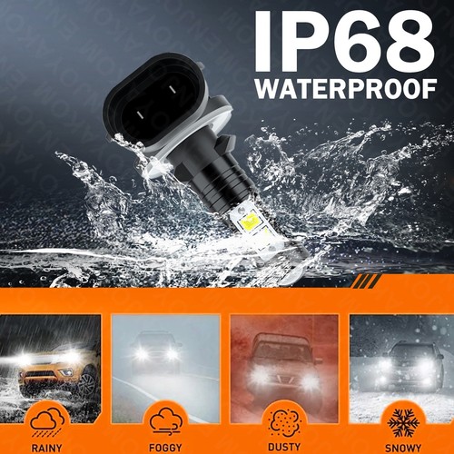 For Kia Sorento 2014-2018 LED Headlight Combo Hi/Low+Fog Light Bulb Super Bright - Picture 4 of 11