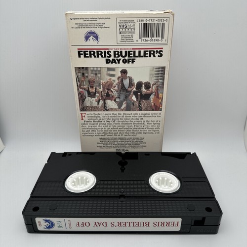Ferris Bueller’s Day Off (VHS 1986) Early Release, Mathew Broderick OOP Rare FS - Picture 8 of 8