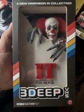 CultureFly 3Deep VHS Stephen King's IT 3D Movie Poster Display. Horror.