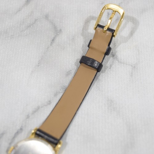 Vintage SEIKO 2C21-0130 Ladies Watch Gold Dial 21mm New Battery - Picture 14 of 16