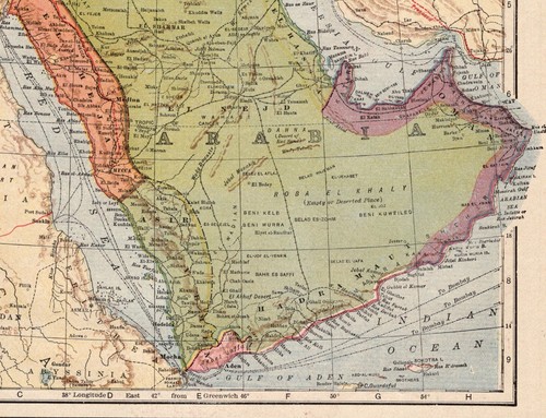 1921 Antique Turkey In Asia Map Arabia Map Syria Palestine Map 2622 - Picture 3 of 4