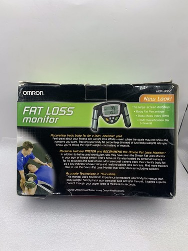 OMRON HBF-306C Fat Loss Monitor - Tested Broken Box w/ Instructions Looks New AE - Picture 4 of 10