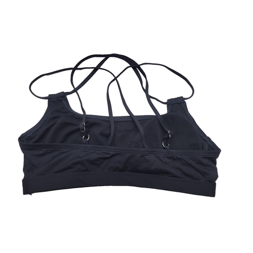 Damen Doppel Träger Schulter Bralette Bikini Oberteil - Kona Sol (Schwarz M) - Bild 2 von 14